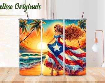 Puerto Rico label for glasses and more...