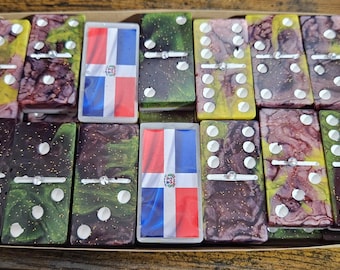 Set of Assorted Dominican Republic Dominos