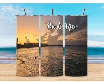 Puerto Rico label for glasses and more...