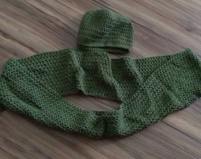 Crochet Infinity Hat and Scarf Set