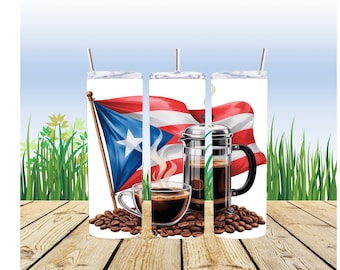 Puerto Rico label for glasses and more...