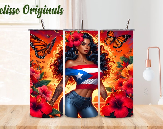 Puerto Rico label for glasses and more...