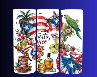 Puerto Rico label for glasses and more...