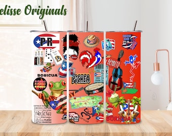 Puerto Rico label for glasses and more...