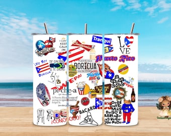 Puerto Rico label for glasses and more...