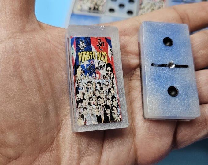 Puerto Rican Dominos Set (Salsa Dancers)