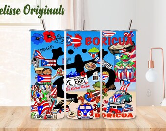 Puerto Rico label for glasses and more...