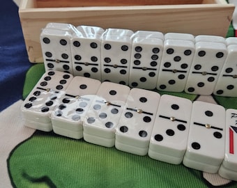 Puerto Rico Dominos set in a wooden box