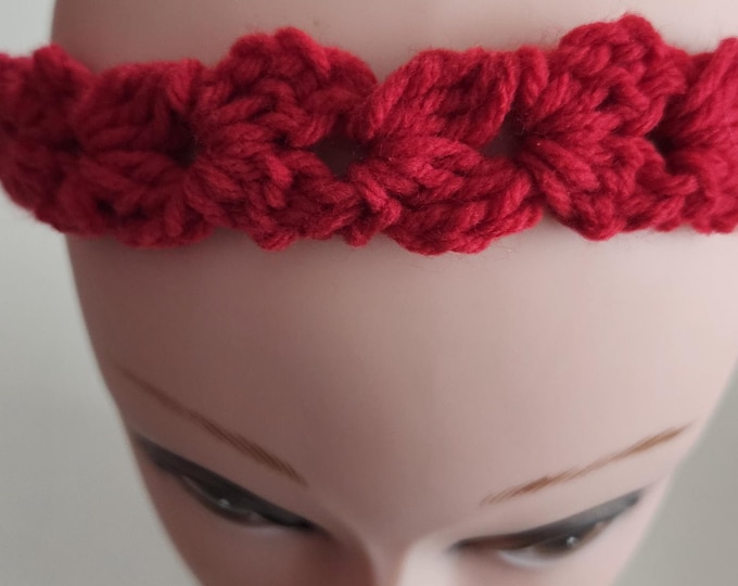 Knitted headbands for hair
