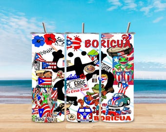 Puerto Rico label for glasses and more...