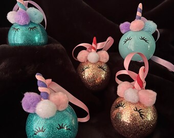 Custom Unicorn Ornaments