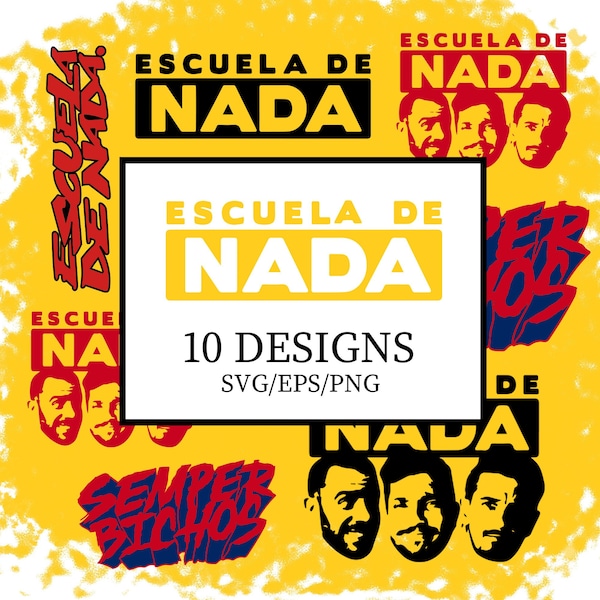 Escuela de Nada, Podcast, Tour Semper Bichos Norteamerica 2023, Comedia, Chistes, png, eps, cricut, files