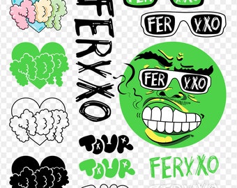Feid Ferxxo SVG, PNG and EPS Files, Cricut, Digital Download