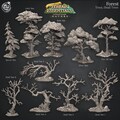 Forest terrain set - Trees Waterfall product logo