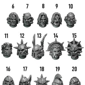 Crimson Lords Heads