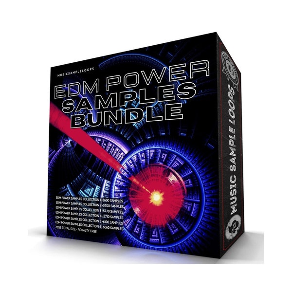 EDM Power Samples Bundle 33000+ WAV-Loops und Sounds für Cubase, Ableton, Logic, FL Studio Sofortiger Download