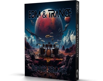 Power EDM and Trance Drums Vol. 2 with 6000+ Sounds Loops and Wav Audio for Ableton, Logic, MPC, and FL Studio Fast Digital Download