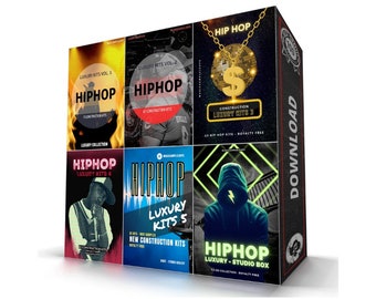 Hip Hop Luxury Kits Bundle 12000+ Sounds in WAV format (Ableton, Logic, FL Studio) | Digital Download