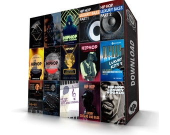 Luxury Hip Hop Collection 15 Volumes 41000+ Sounds in WAV format (Ableton, Logic, FL Studio) | Digital Download