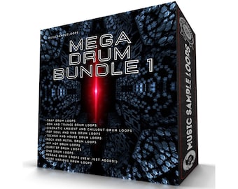 Drum Loops Mega Pack 1 (with 10 Volumes) WAV format (Ableton, Logic, FL Studio) | Digital Download