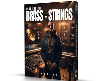 Trap Rebirth Pack Brass and Strings: 1000+ Samples and Loops in WAV Format | Ideal for Ableton, Logic, MPC, FL Studio Digital Download