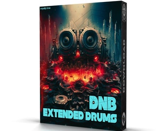 DnB Extended Drum Samples 5100 WAV Samples Drum Loops for Ableton, Logic, FL Studio, MPC, Maschine Instant Download