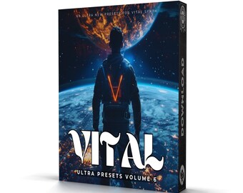 Vital Presets Ultra Producer Pack Volume 6 Banque de sons de synthétiseur pour synthé Vital - Téléchargement numérique instantané