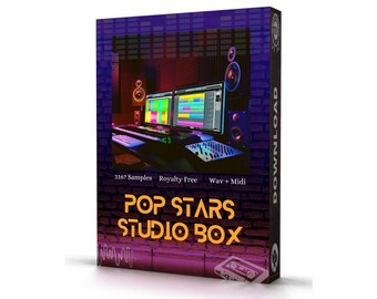 POP Stars Studio Box 3100+ Sounds in WAV format (Ableton, Logic, FL Studio) | Digital Download