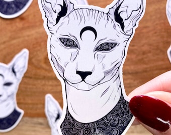 Sticker Cat - Witch