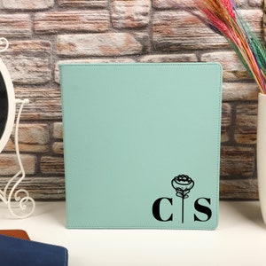 Personalized Binder, Leather Binder, Customed Binder, Graduation Gift, Office Gifts, Corporate Gift, Cover Planner, Leather 3 Ring Binder