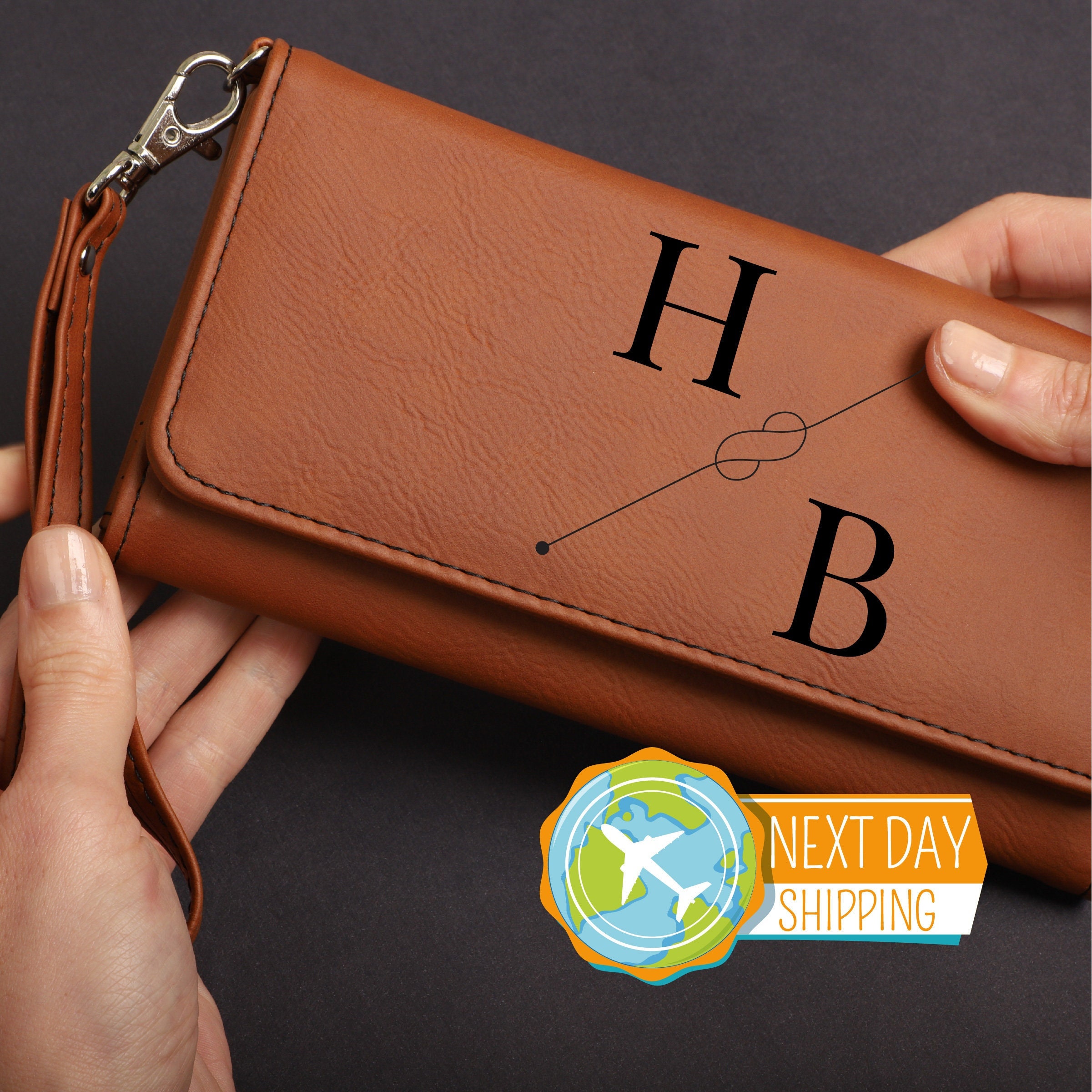 Big Wristlet Wallet Etsy