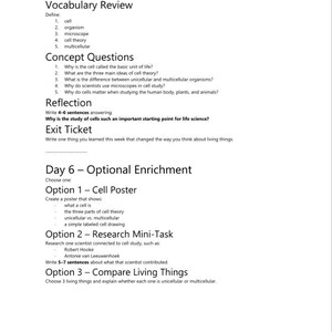 8th Grade Homeschool Curriculum Bundle | Full Year Math, ELA, Science, Social Studies (Printable PDF) image 17