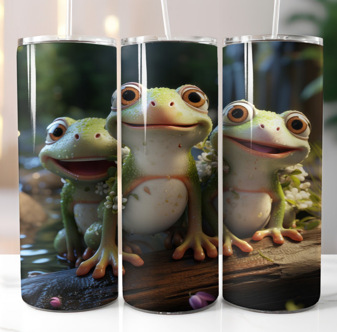 Frogs Tumbler Sublimation Design Png 20 Oz Skinny Tumbler - Etsy