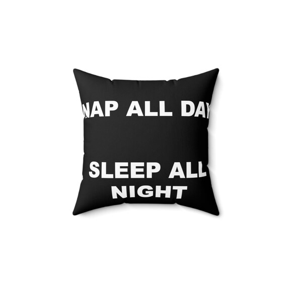 Night black pillow hotsell