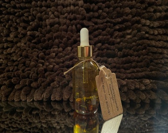 Aceite de unción para chakra raíz/Muladhara (supervivencia, estabilidad, vitalidad, conexión a tierra) (frasco cuentagotas de 2 onzas)