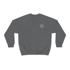 Graphite Heather Classic Sunshine Crewneck Sweatshirt