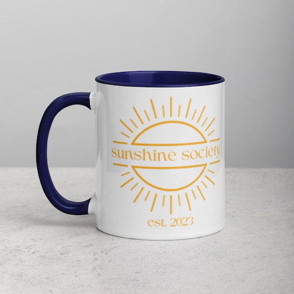 Sunshine Society Coffee Cup, Navy