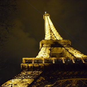 Eiffel Tower at Night - Paris | Colour | Digital Download