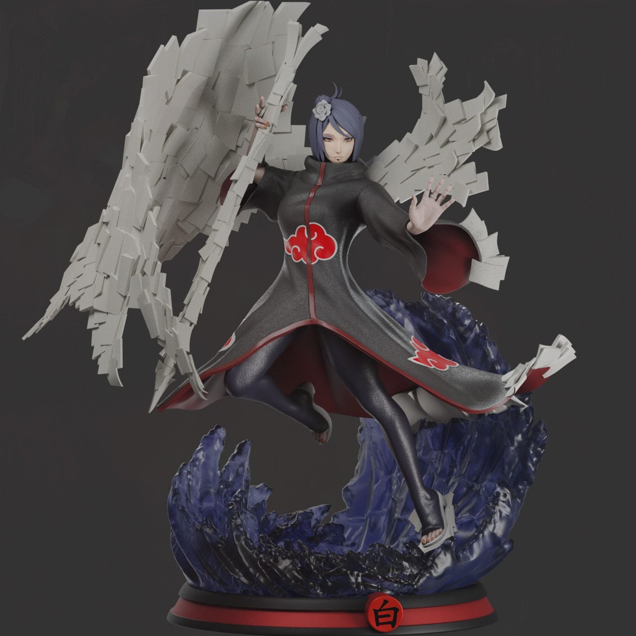 Unpainted Resin Figure Fanart Anime 100 3D Printed Figure in High ...