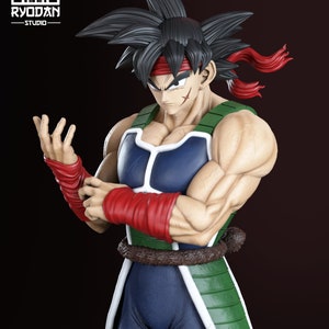 UNPAINTED Resin Figure / Fanart Bardock/ 3D Printed Figure in High Quality Resin / Garage Kit / Model Kit to assemble/Primed image 3