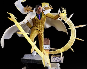 UNPAINTED Resin Figure / Fanart Kizaru Borsalino/ 3D Printed Figure in High Quality Resin / Garage Kit / Model Kit to assemble/Primed