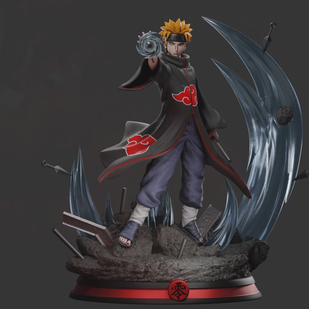 Unpainted Resin Figure Fanart Anime 100 3D Printed Figure in High ...
