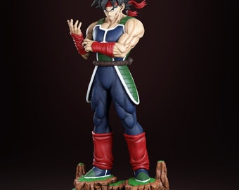 Figurine en résine NON PEINTE/Fanart Bardock/Figurine imprimée 3D en résine de haute qualité/Kit de garage/Kit de modèle à assembler/avec couche d'apprêt