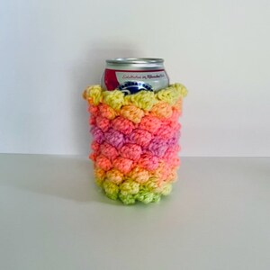 Crocheted Coozie, Cozy - Neon Nancy