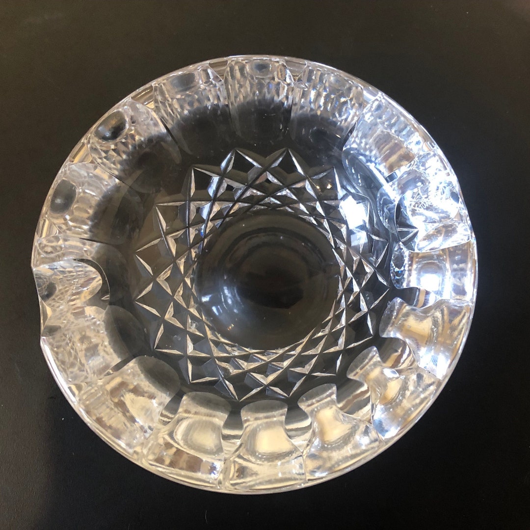 Vintage Crystal Ashtray Waterford Ashtray Collector Crystal Etsy