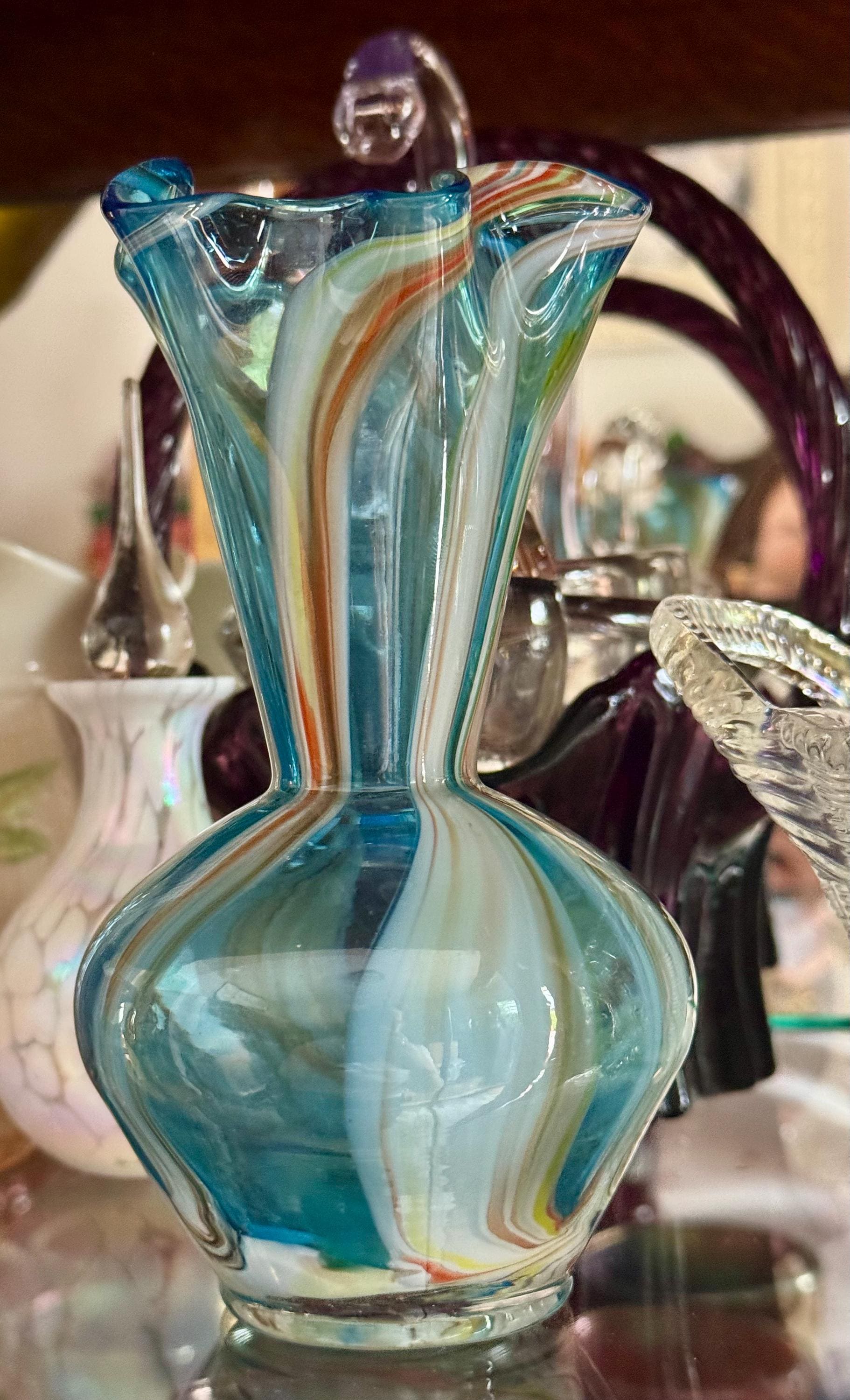 Ribbon Glass Vase Canada