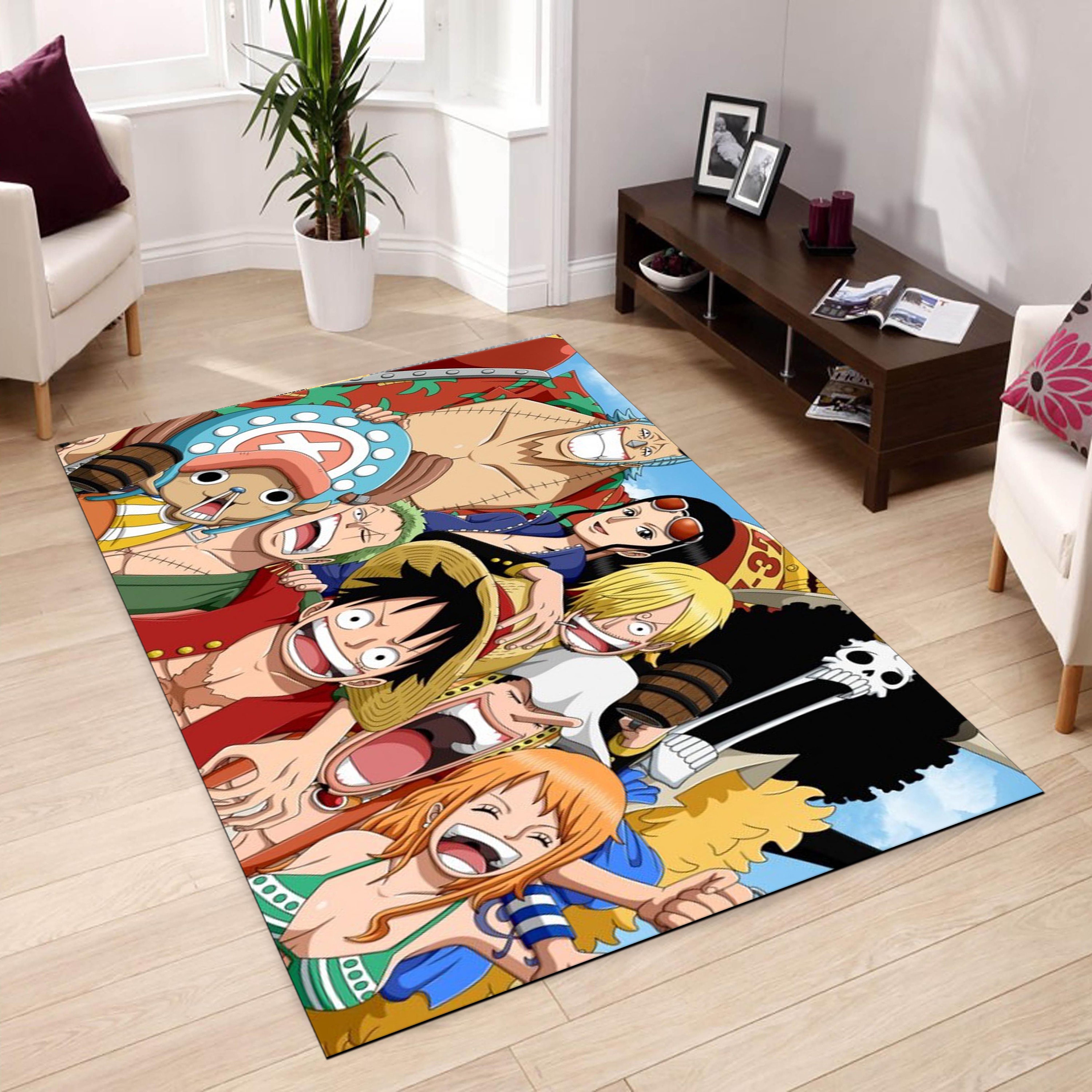 Luffy Gear 5 Shaped Rugs Custom Anime One Piece Carpets Room Decor Mat–  Animerugs