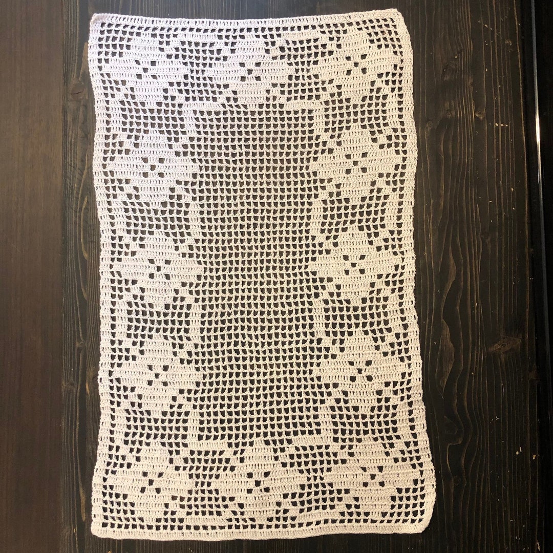 Handmade Crochet Table Runner Etsy