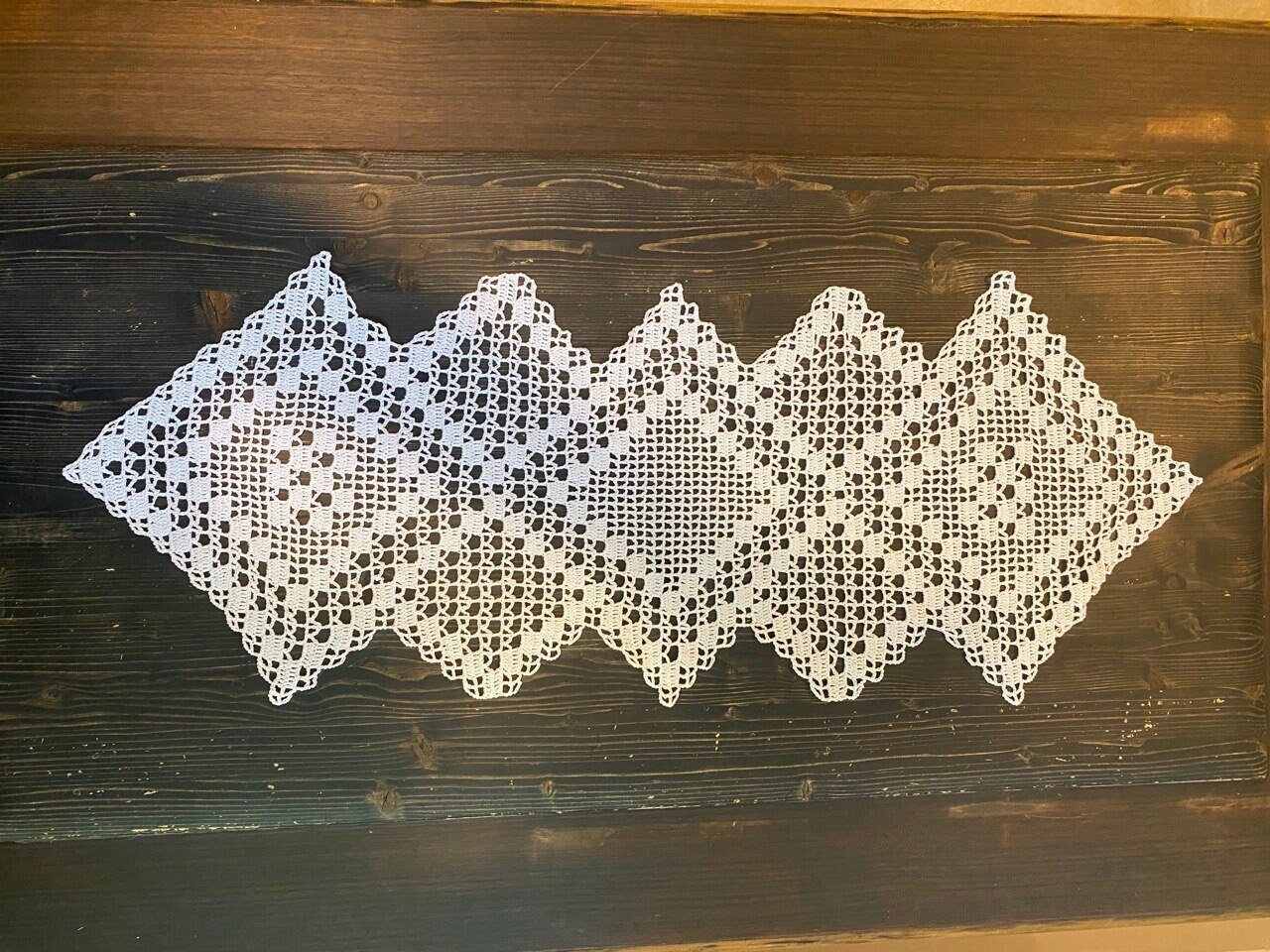Handmade Crochet Table Runner Etsy