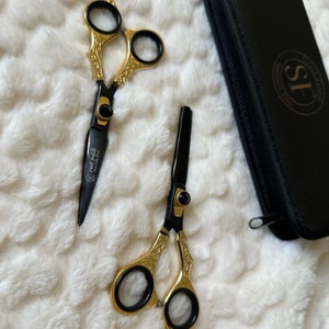 Stainless Steel Barber Scissors: Salon Hair Cutting Tools Professional Hair Grooming Gear